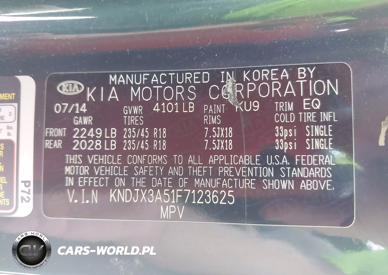 2015 Kia Soul ! VIN:KNDJX3A51F7123625 - 9