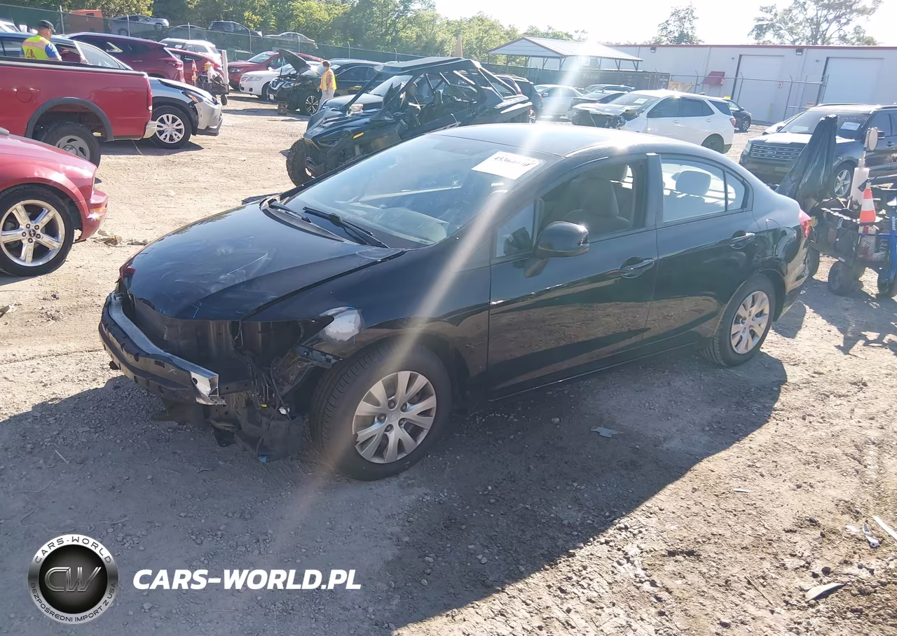 2012 Honda Civic Lx VIN:19XFB2F51CE060559 - 2
