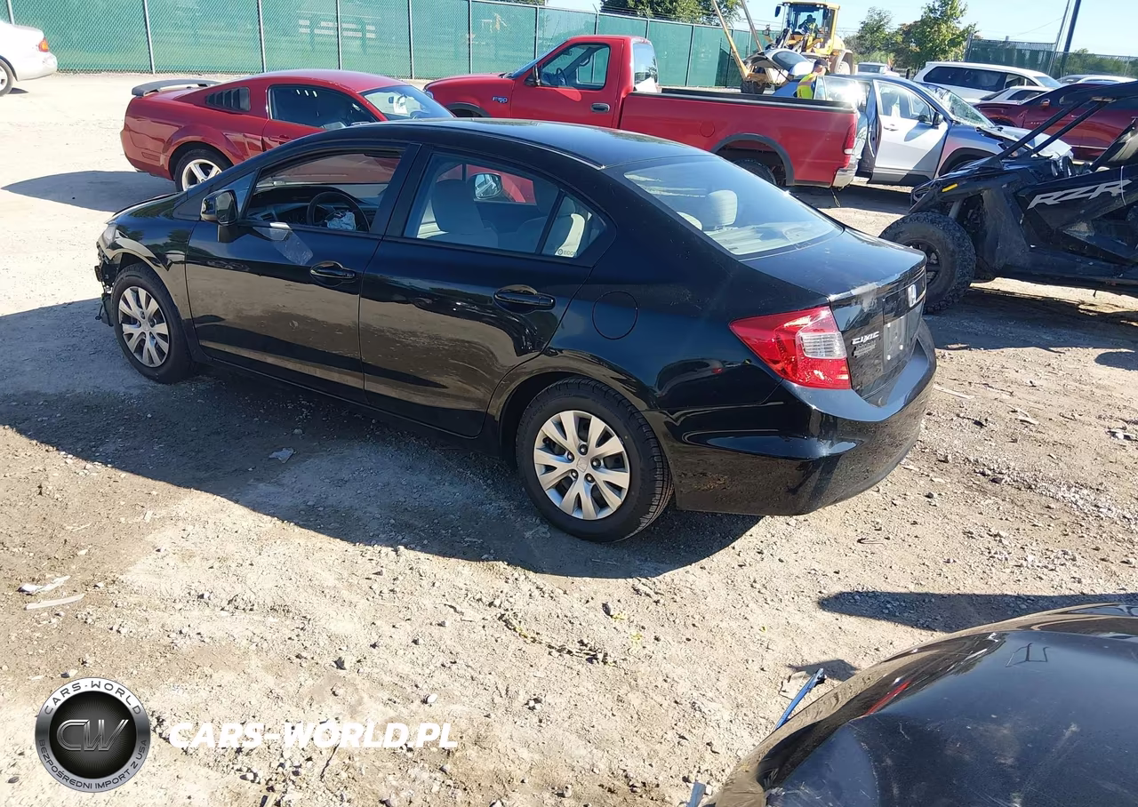 2012 Honda Civic Lx VIN:19XFB2F51CE060559 - 3