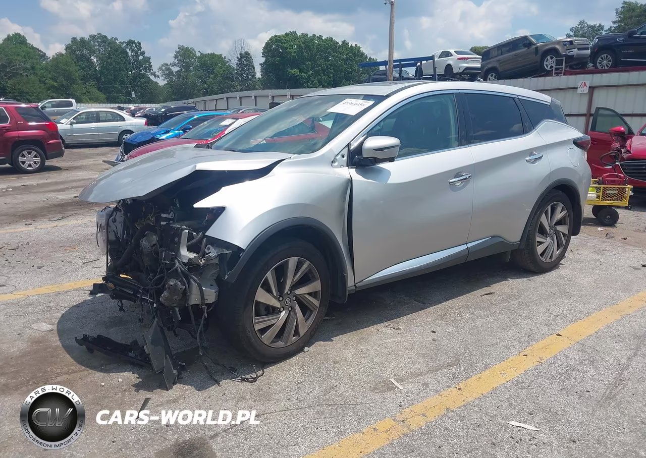 2021 Nissan Murano Sl Fwd VIN:5N1AZ2CJXMC108703 - 2