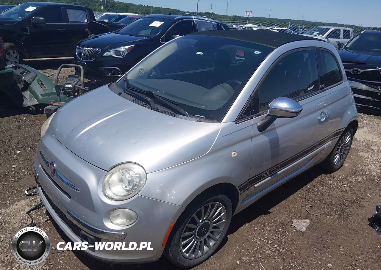 2012 Fiat 500C Lounge VIN:3C3CFFER3CT100837 - 2