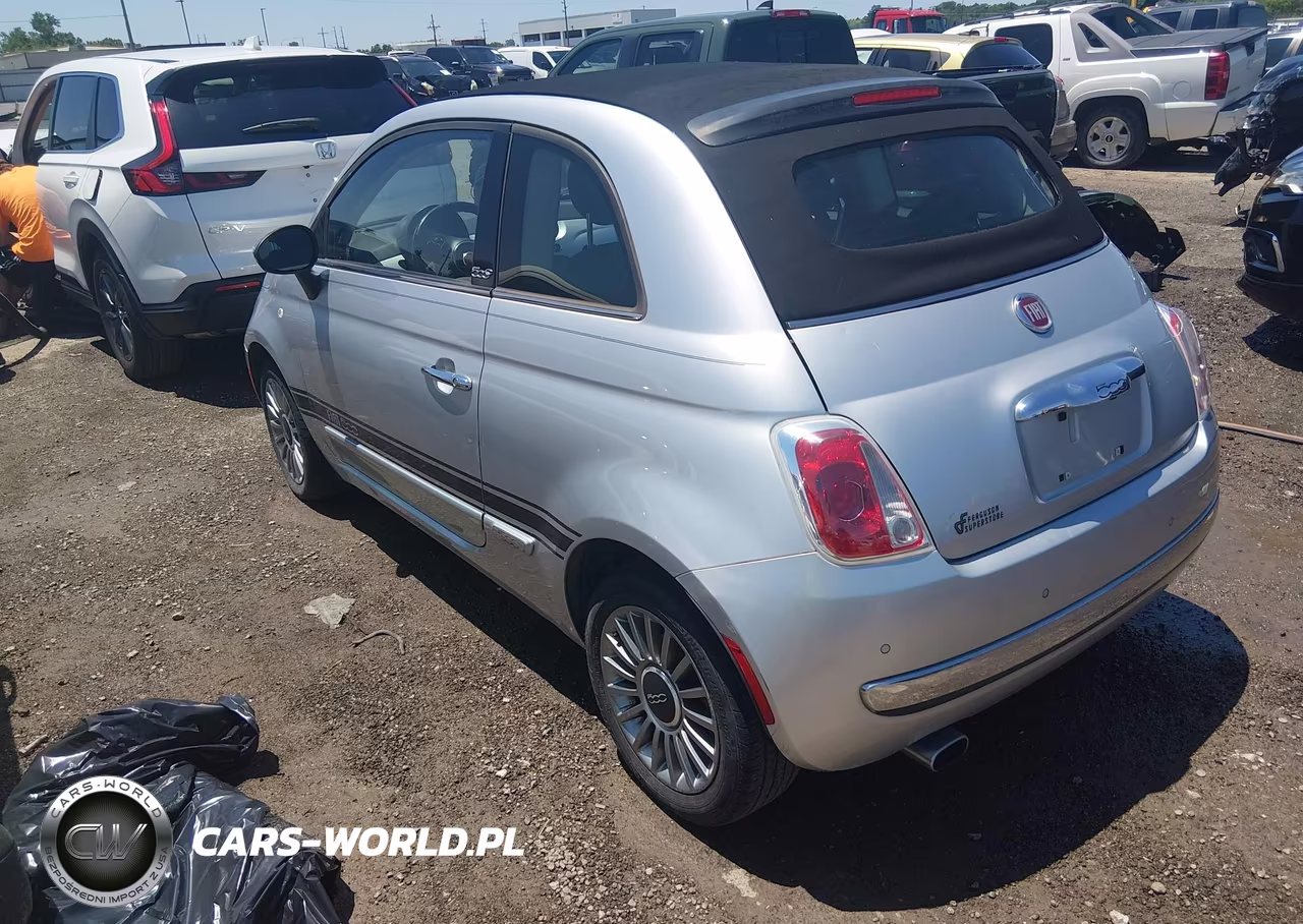 2012 Fiat 500C Lounge VIN:3C3CFFER3CT100837 - 3