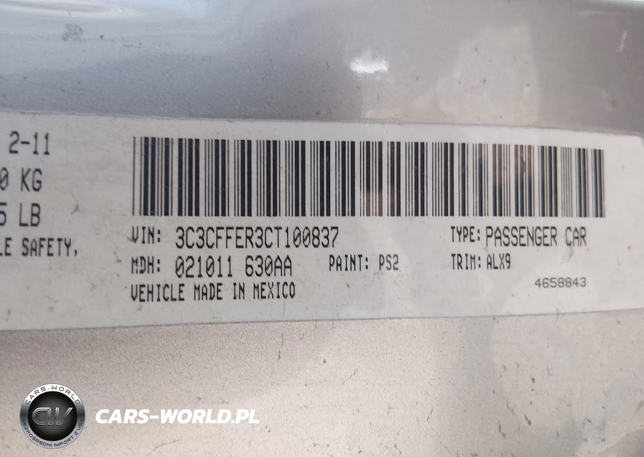 2012 Fiat 500C Lounge VIN:3C3CFFER3CT100837 - 9
