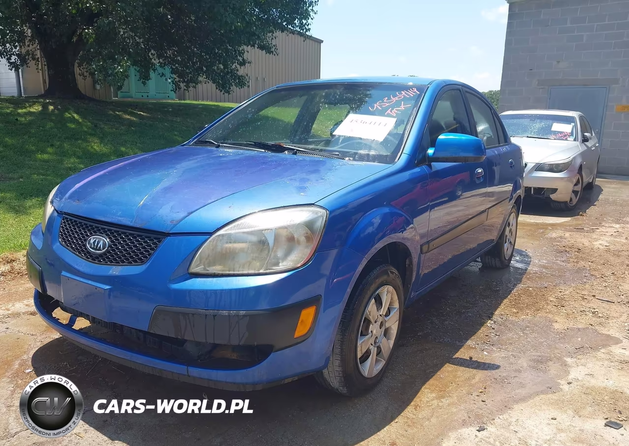 2007 Kia Rio Lx VIN:KNADE123076279289 - 2