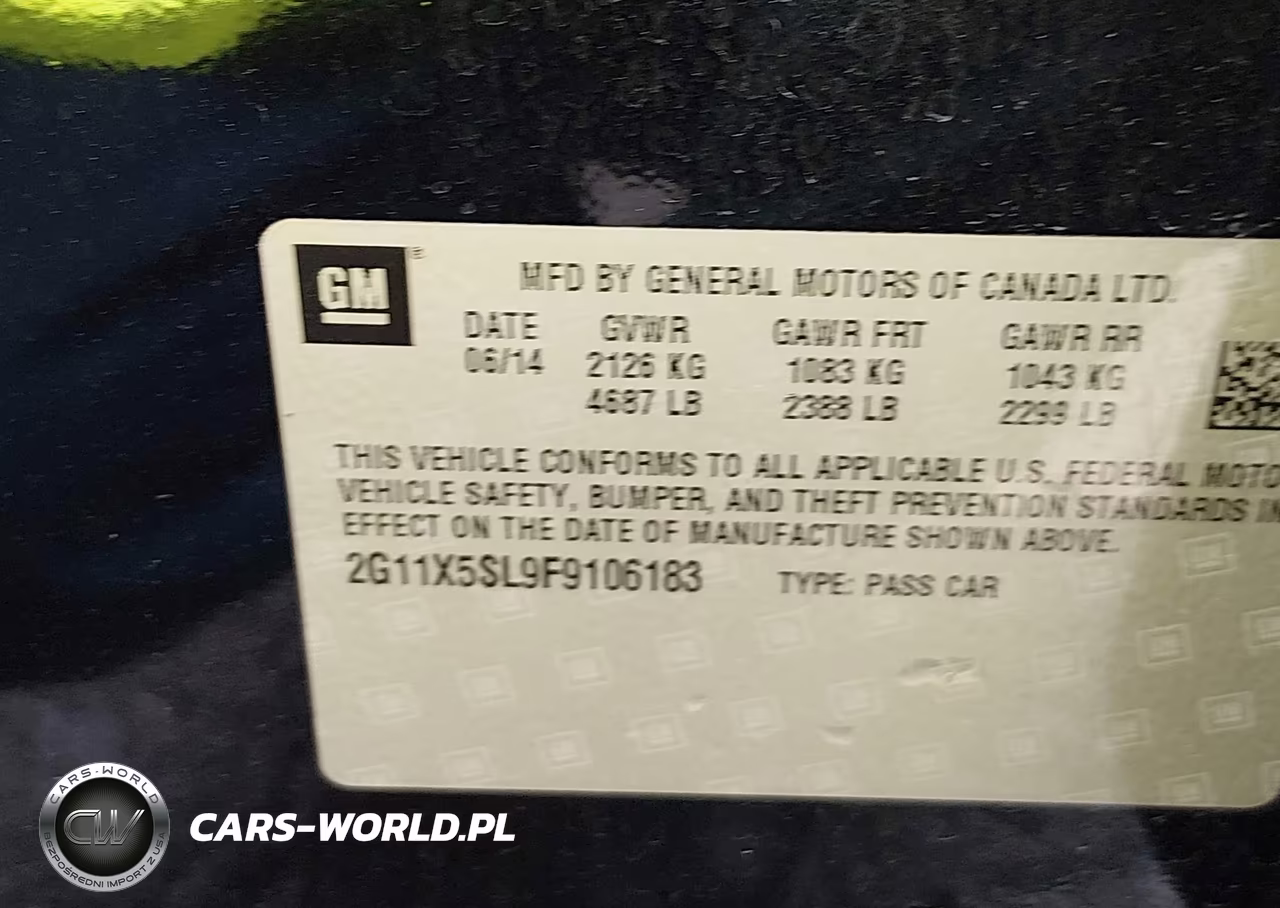 2015 Chevrolet Impala 1Fl VIN:2G11X5SL9F9106183 - 9