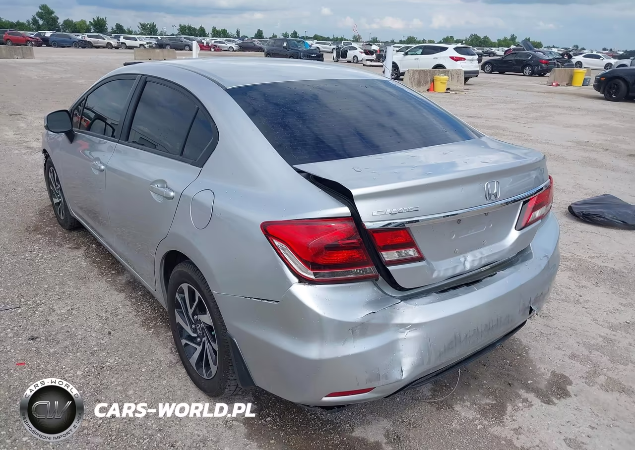 2013 Honda Civic Lx VIN:19XFB2F59DE093911 - 3