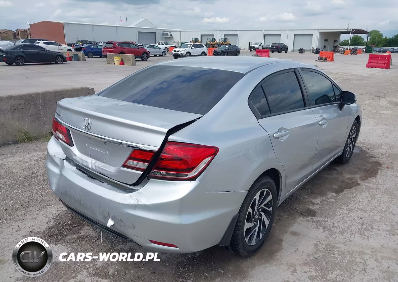 2013 Honda Civic Lx VIN:19XFB2F59DE093911 - 4