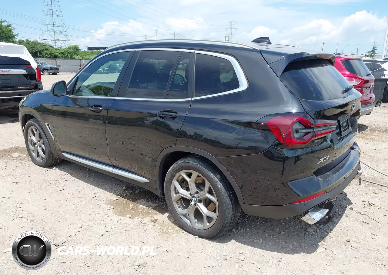 2022 BMW X3 xDrive30I VIN:5UX53DP08N9J37490 - 3