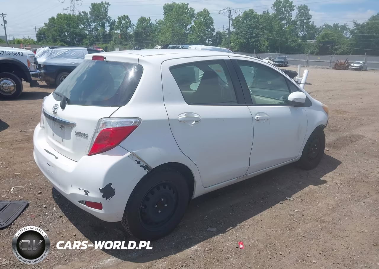 2012 Toyota Yaris Le VIN:JTDKTUD30CD523544 - 4