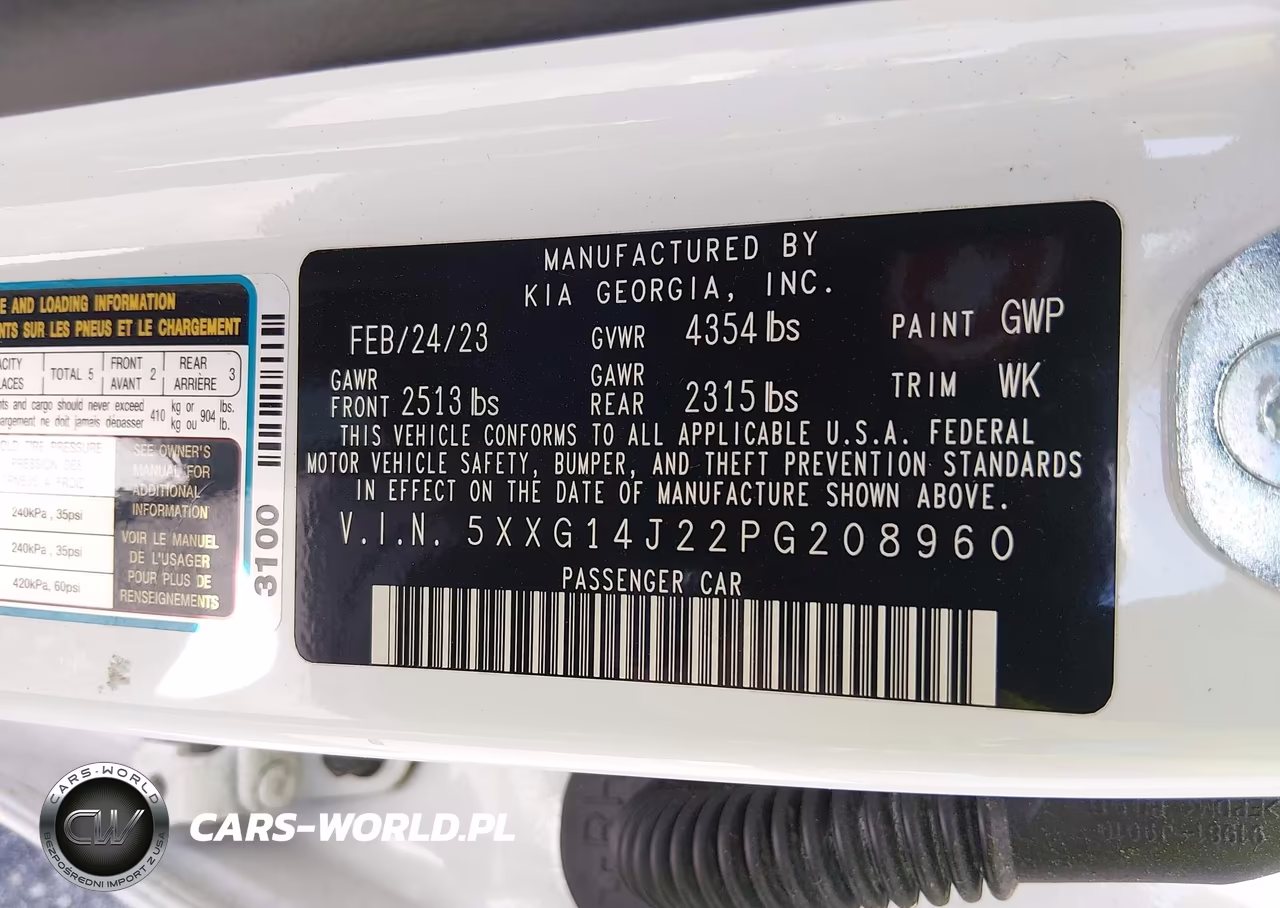 2023 Kia K5 Lxs VIN:5XXG14J22PG208960 - 9