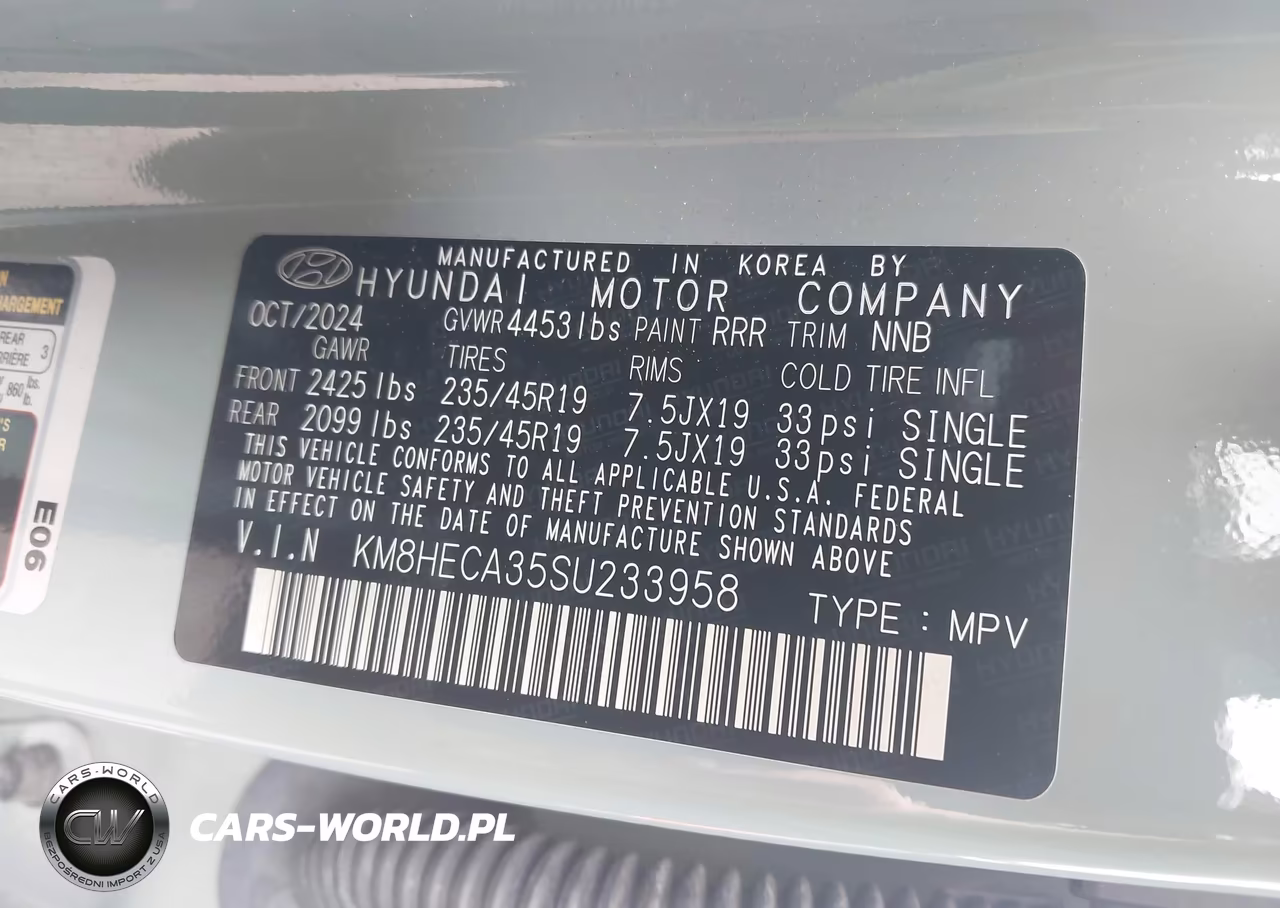 2025 Hyundai Kona Limited VIN:KM8HECA35SU233958 - 9