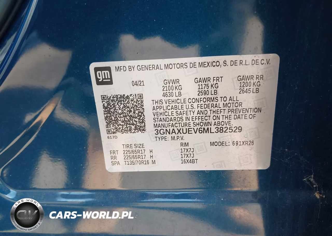 2021 Chevrolet Equinox Awd Lt VIN:3GNAXUEV6ML382529 - 9