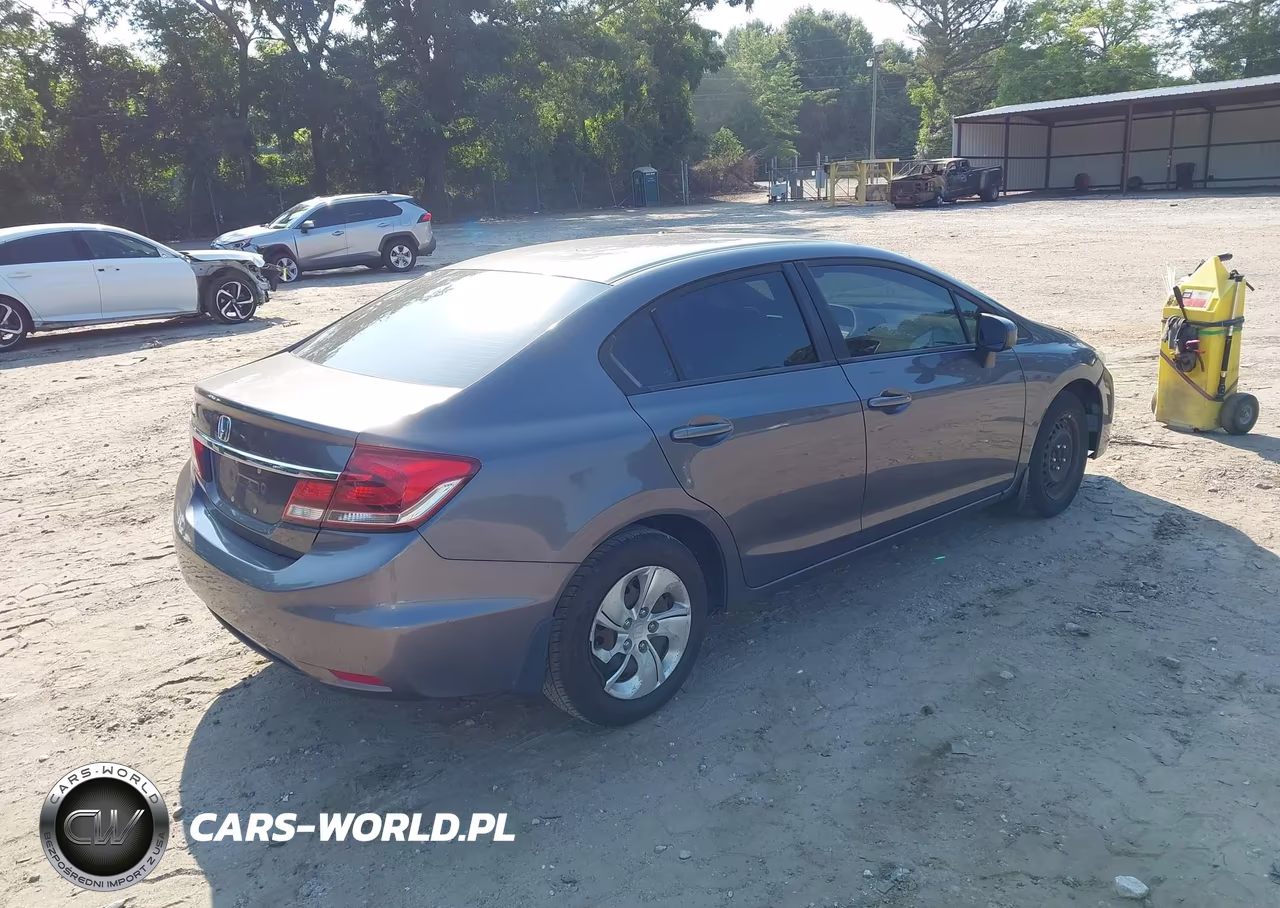 2015 Honda Civic Lx VIN:19XFB2F58FE072034 - 4