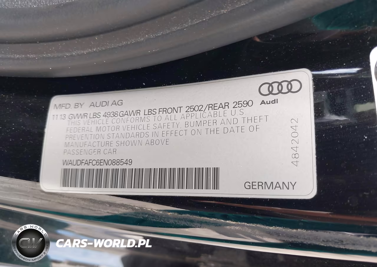 2014 Audi A6 2.0T Premium VIN:WAUDFAFC6EN088549 - 9