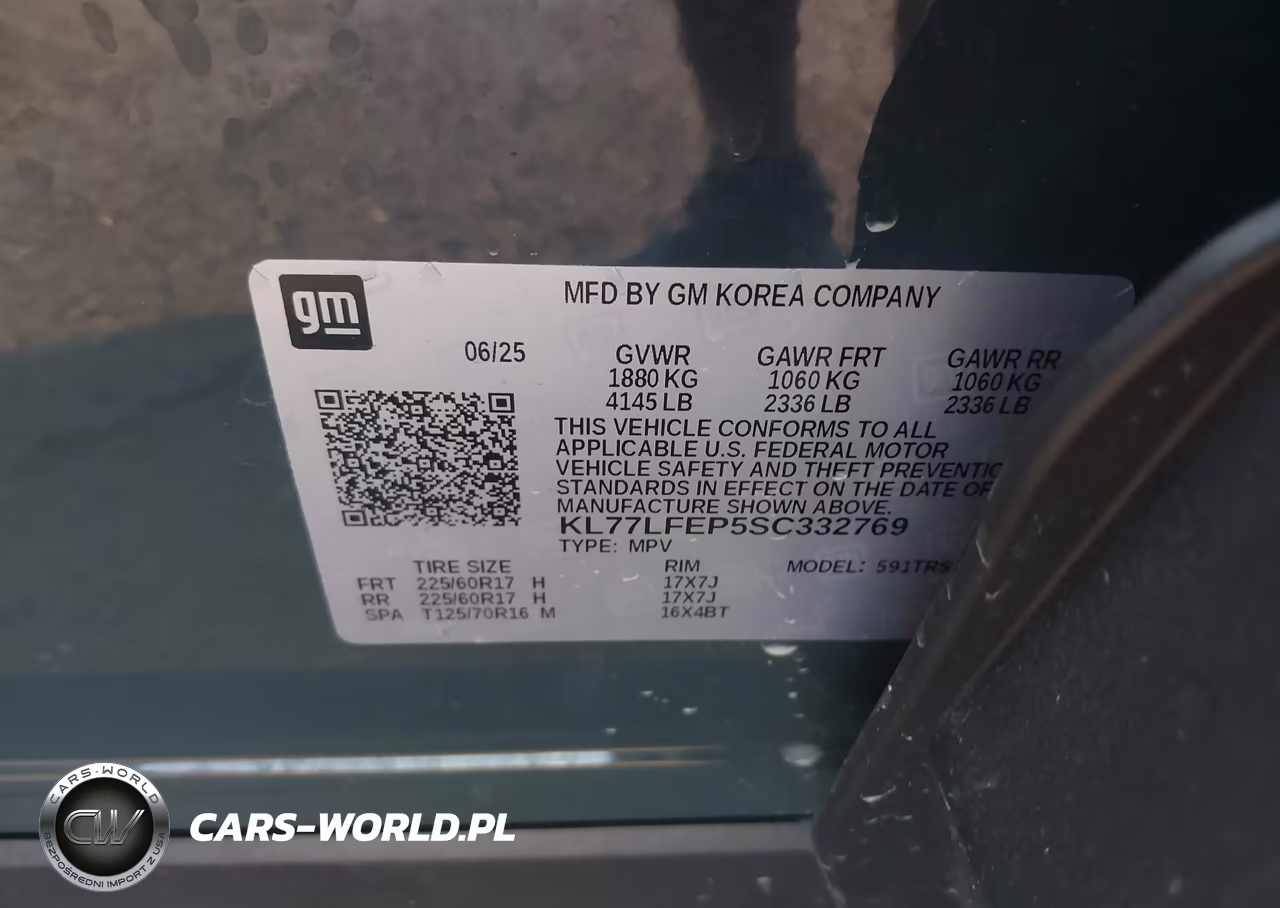 2025 Chevrolet Trax Fwd Ls VIN:KL77LFEP5SC332769 - 9