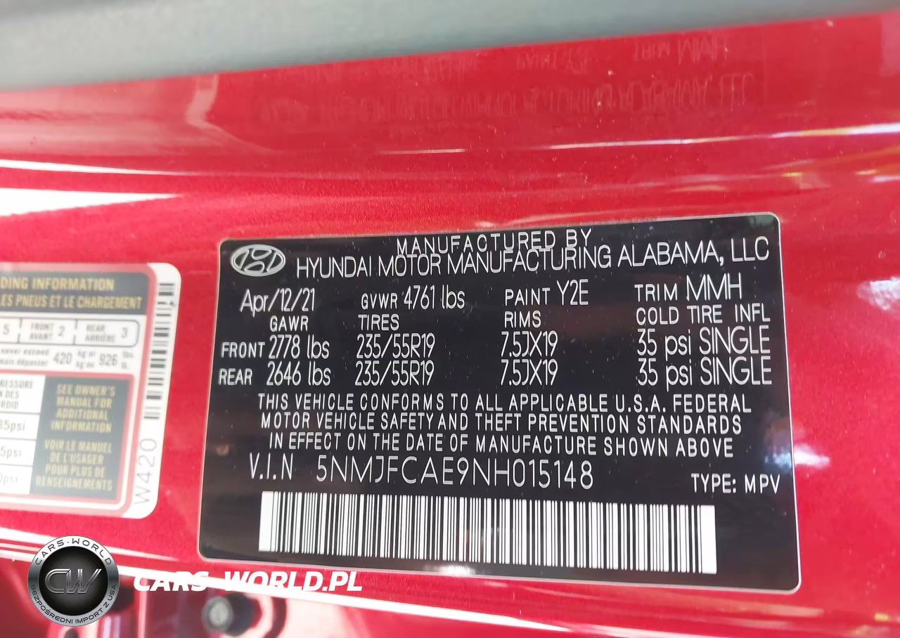 2022 Hyundai Tucson Sel VIN:5NMJFCAE9NH015148 - 9