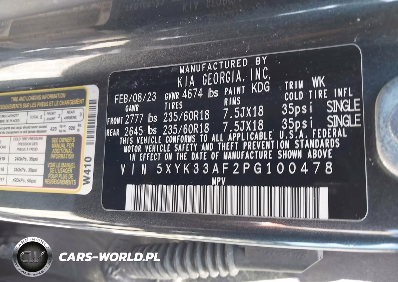 2023 Kia Sportage Ex VIN:5XYK33AF2PG100478 - 9