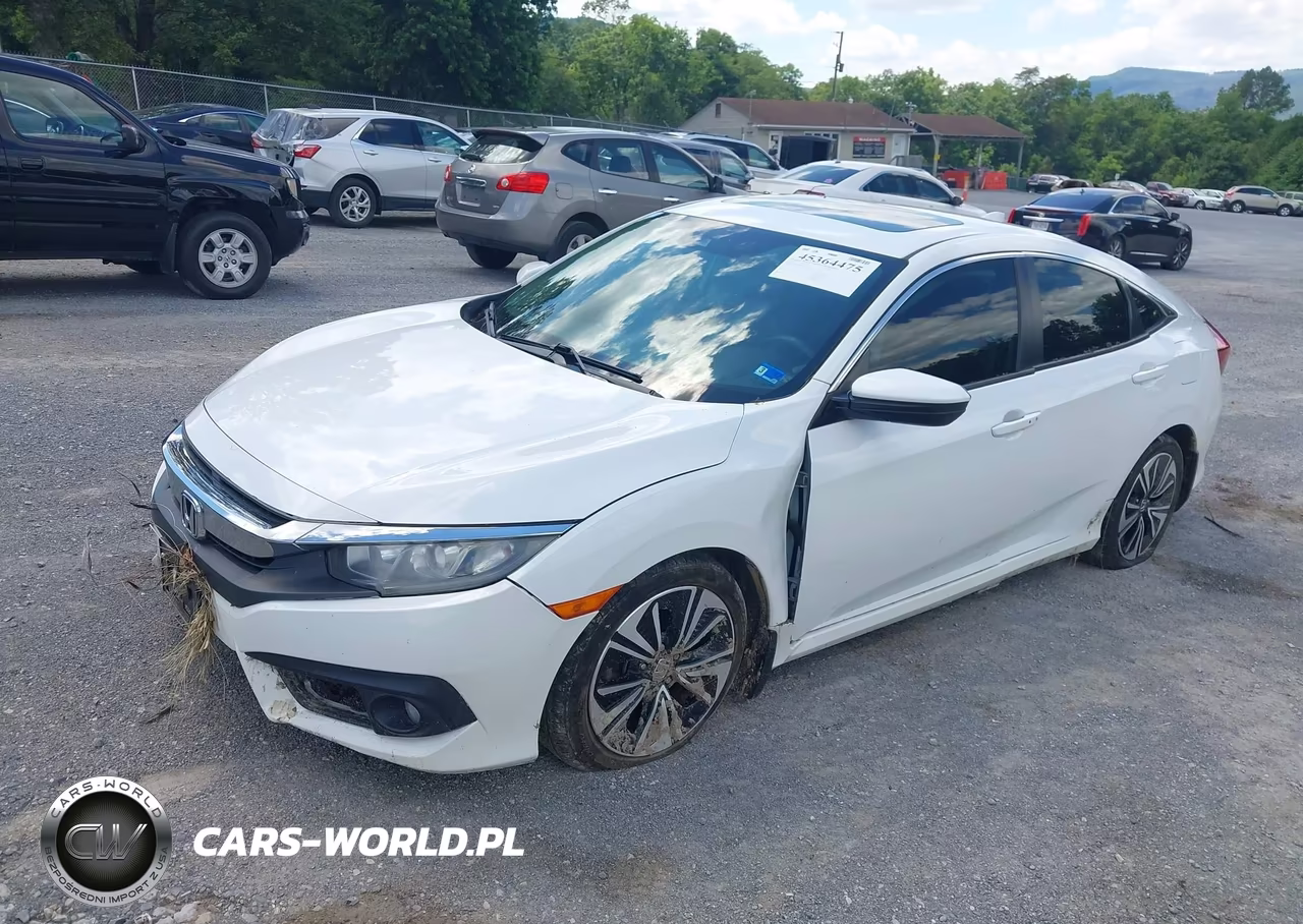 2018 Honda Civic Ex-L VIN:2HGFC1F8XJH645144 - 2