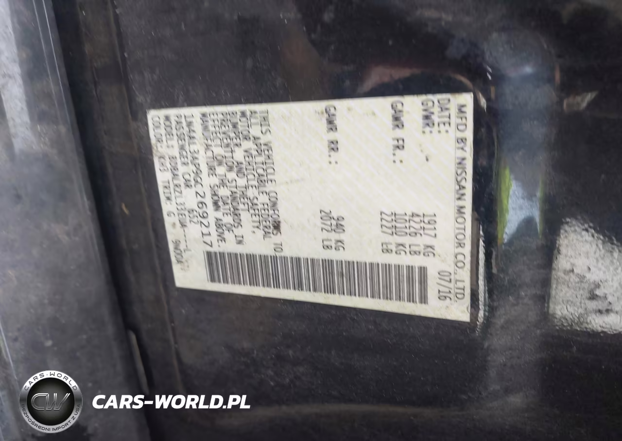 2016 Nissan Altima 2.5 Sl VIN:1N4AL3AP9GC269217 - 9