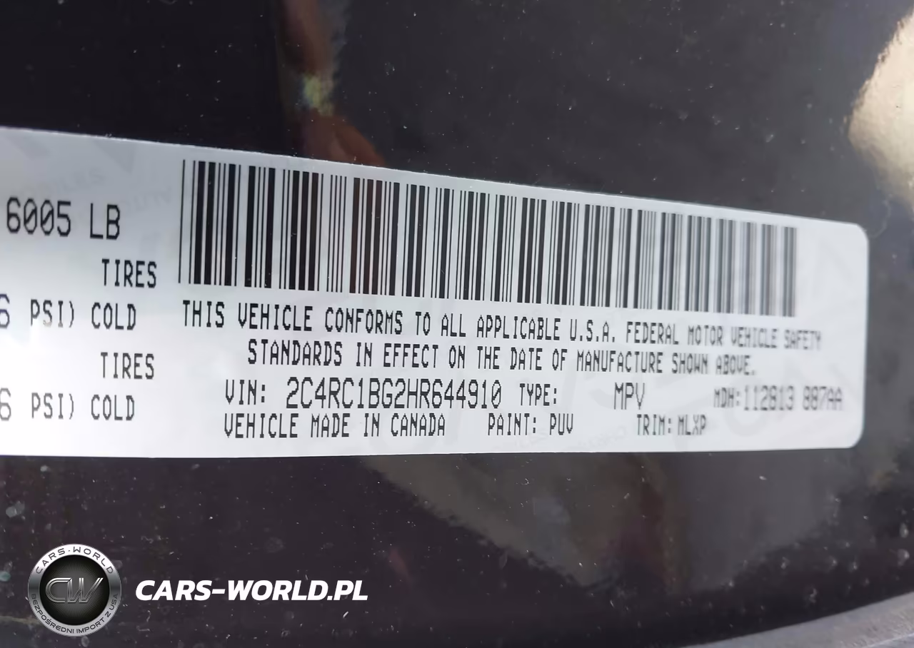 2017 Chrysler Pacifica Touring-L VIN:2C4RC1BG2HR644910 - 9