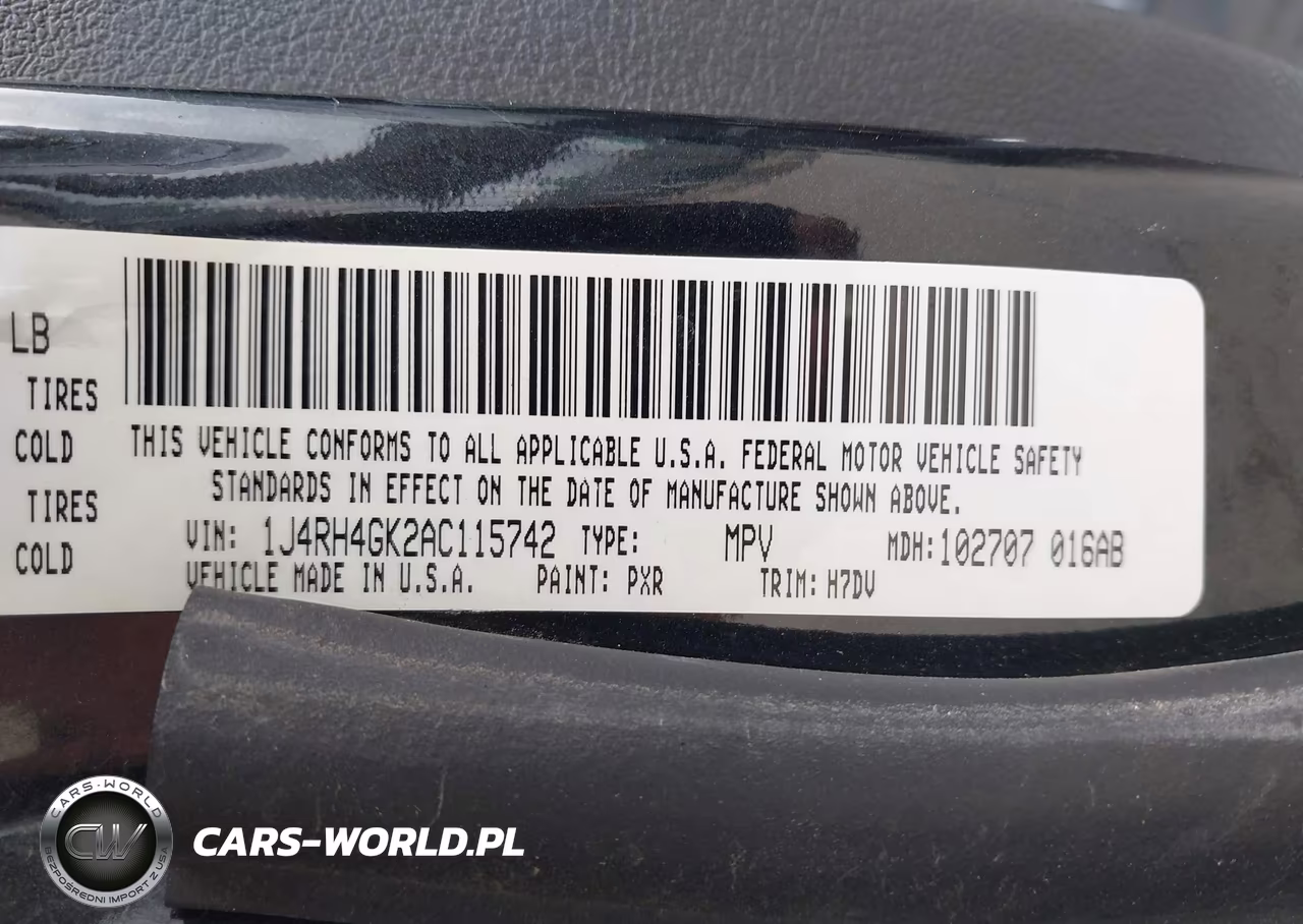 2010 Jeep Commander Sport VIN:1J4RH4GK2AC115742 - 9