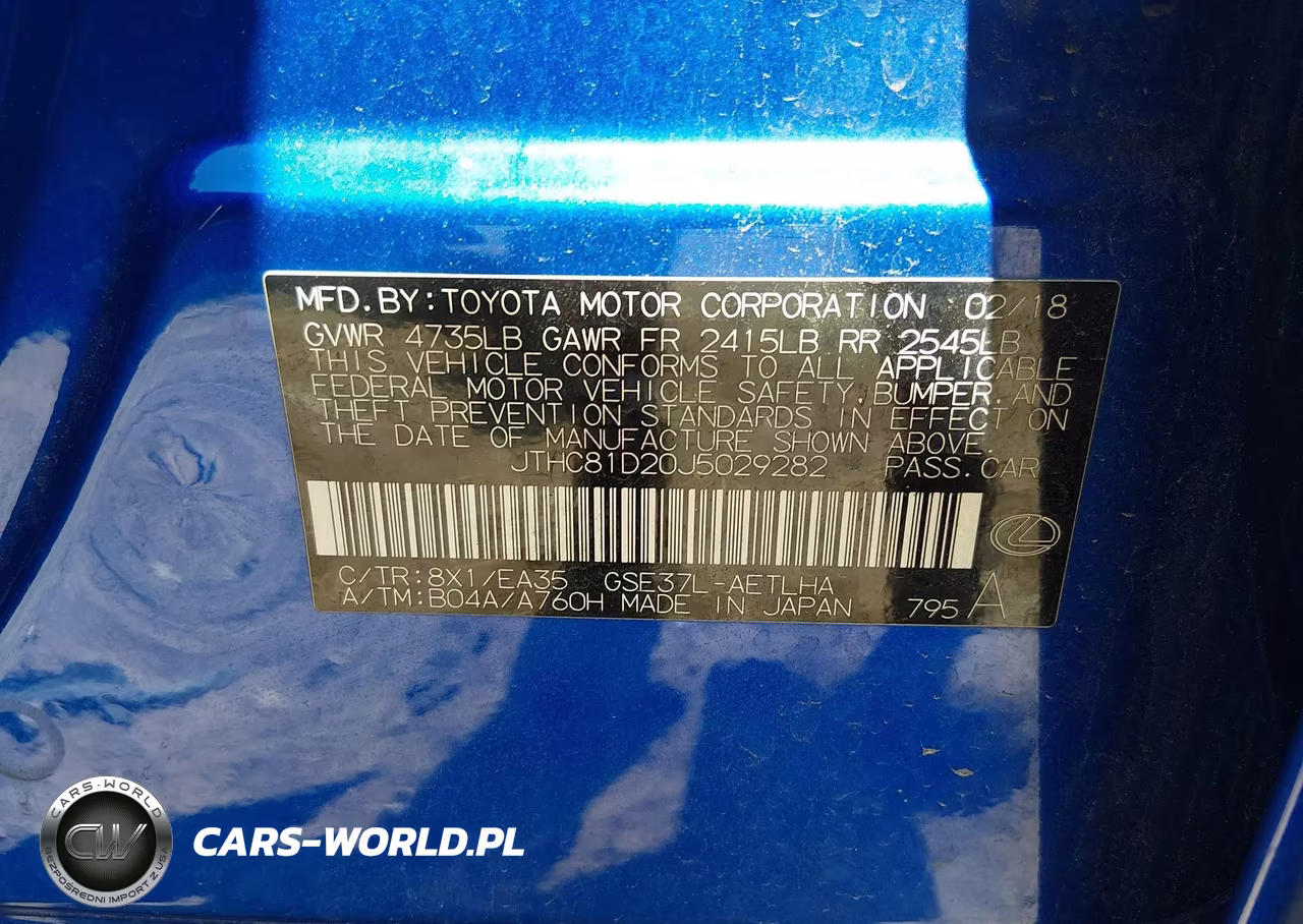 2018 Lexus Is 300 VIN:JTHC81D20J5029282 - 9
