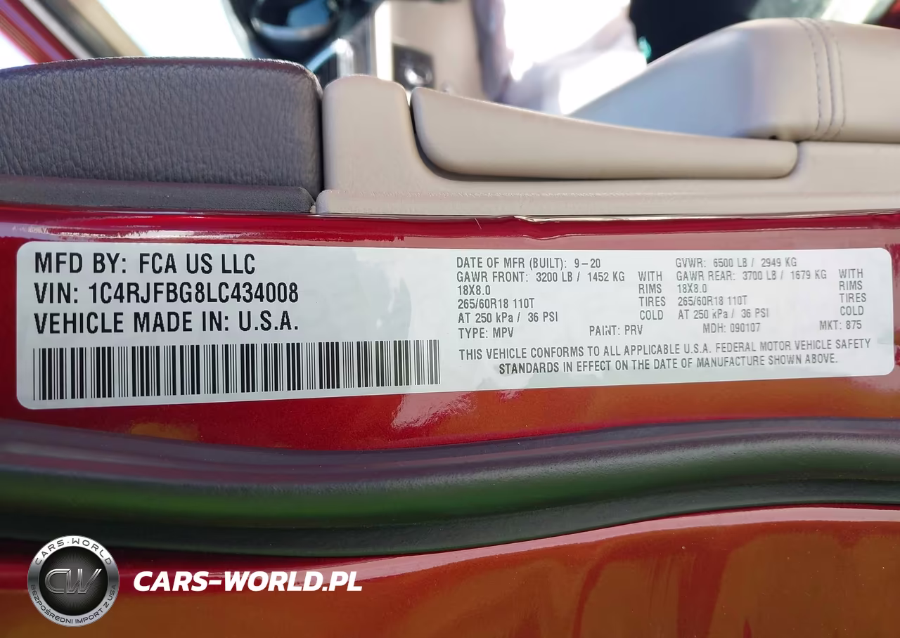 2020 Jeep Grand Cherokee Limited 4X4 VIN:1C4RJFBG8LC434008 - 9