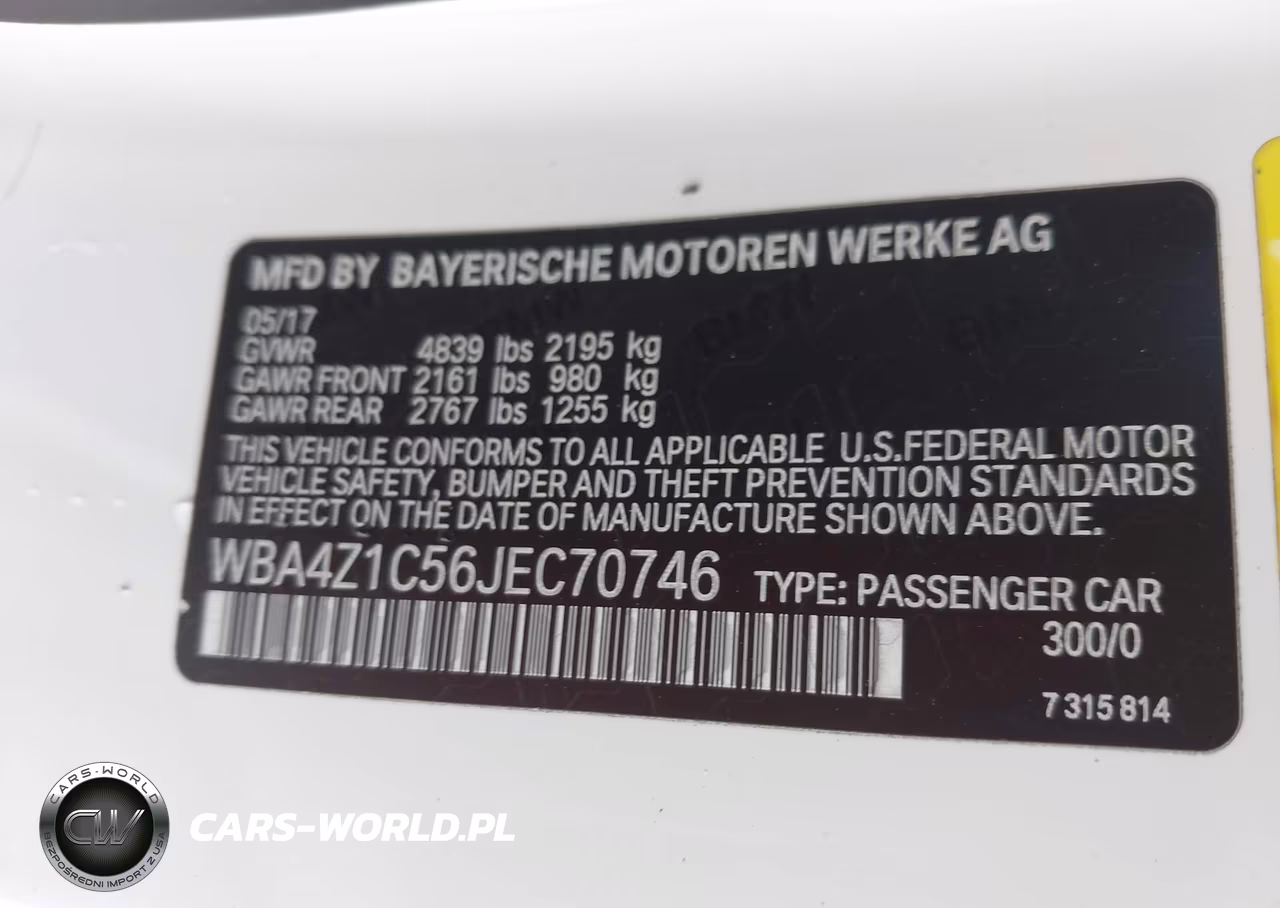 2018 BMW 430I VIN:WBA4Z1C56JEC70746 - 9