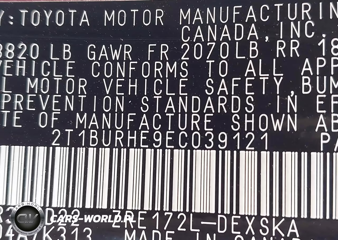 2014 Toyota Corolla S Plus VIN:2T1BURHE9EC039121 - 9
