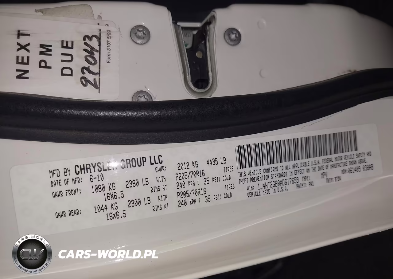 2010 Jeep Patriot Sport VIN:1J4NT2GB0AD617659 - 9