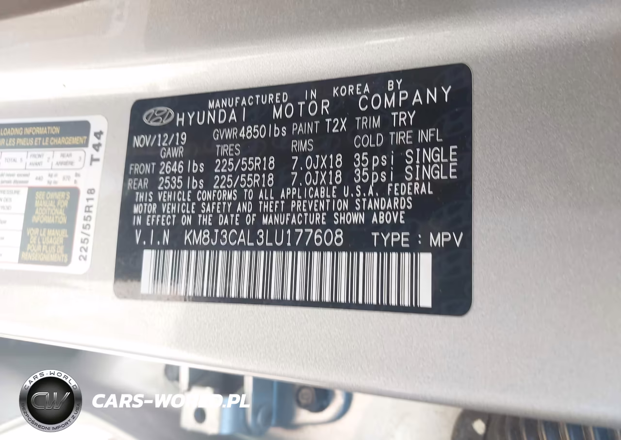 2020 Hyundai Tucson Ultimate VIN:KM8J3CAL3LU177608 - 9