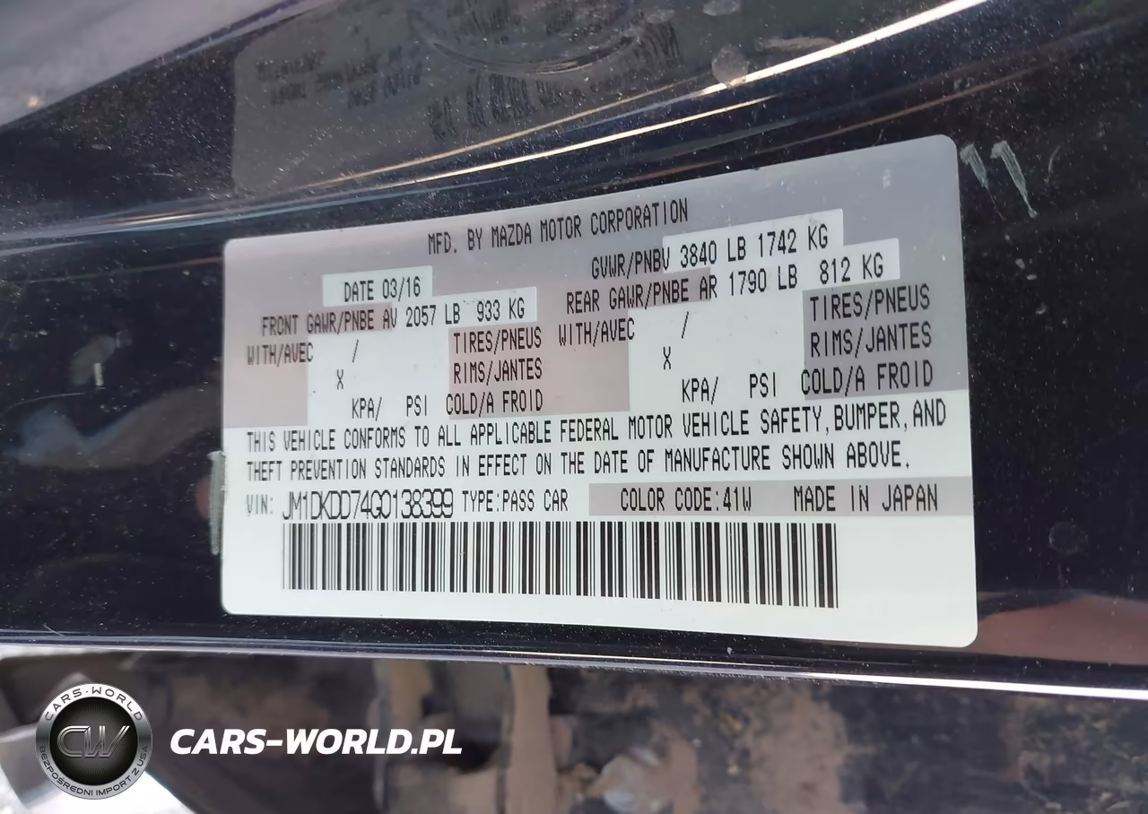 2016 Mazda Cx-3 Grand Touring VIN:JM1DKDD74G0138399 - 9
