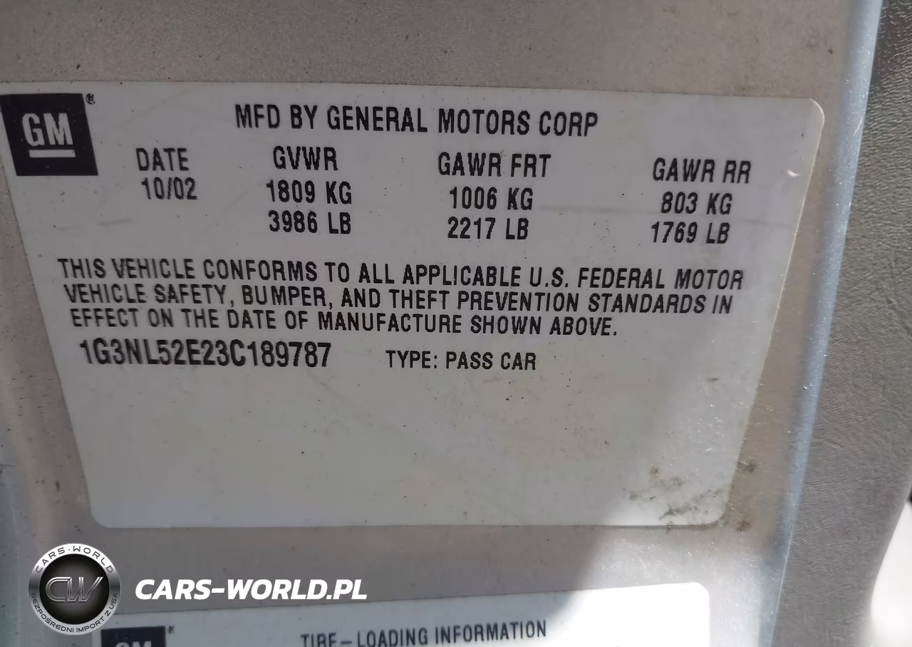 2003 Oldsmobile Alero Gl1 VIN:1G3NL52E23C189787 - 9