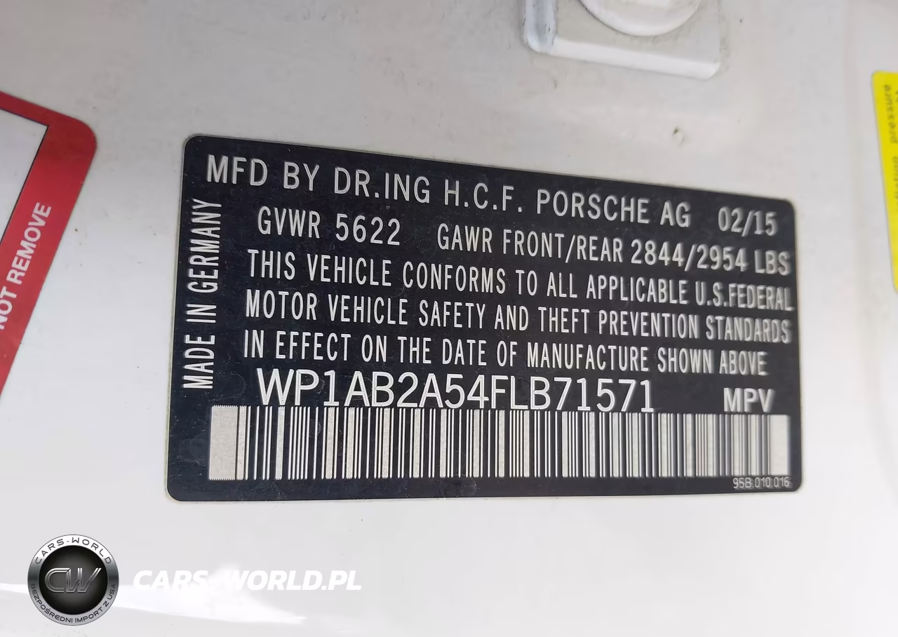 2015 Porsche Macan S VIN:WP1AB2A54FLB71571 - 9