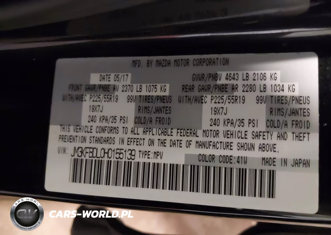 2017 Mazda Cx-5 Grand Touring VIN:JM3KFBDL0H0155139 - 9