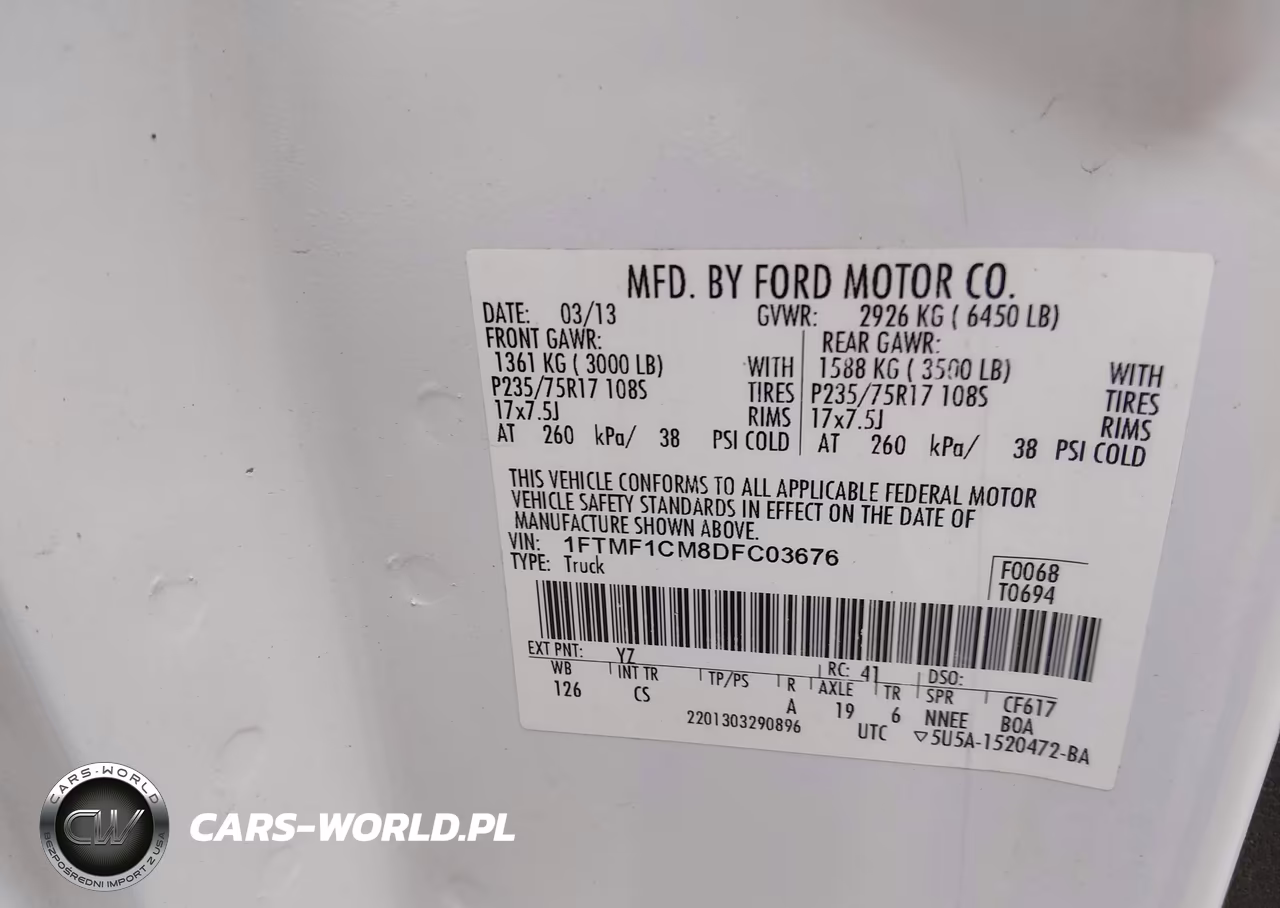 2013 Ford F-150 Xl VIN:1FTMF1CM8DFC03676 - 9