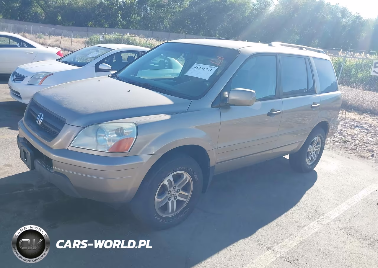 2003 Honda Pilot Ex-L VIN:2HKYF18513H618877 - 2