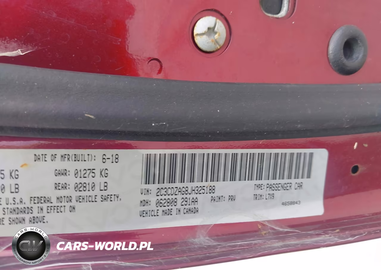 2018 Dodge Challenger Sxt VIN:2C3CDZAG8JH325188 - 9