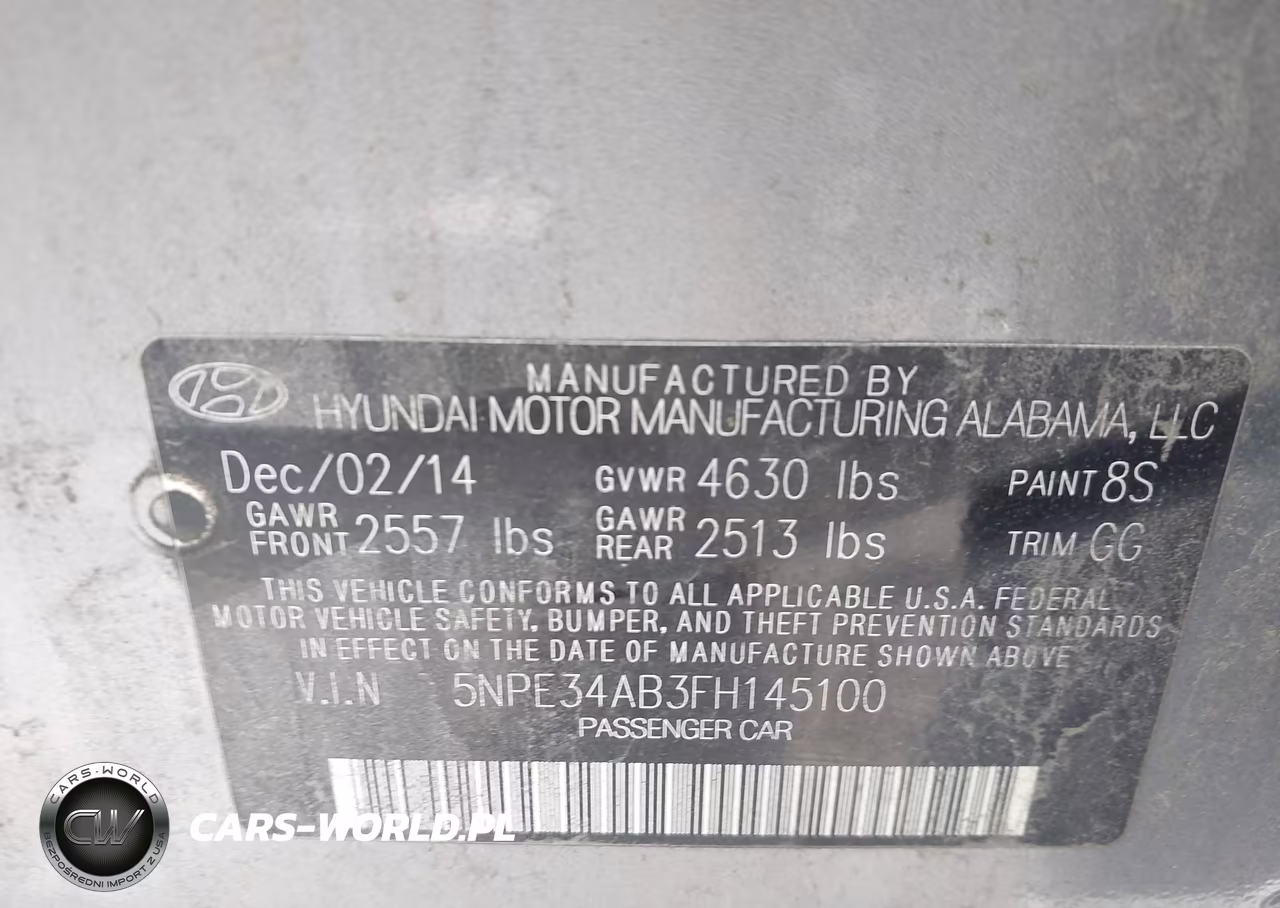 2015 Hyundai Sonata Limited 2.0T VIN:5NPE34AB3FH145100 - 9