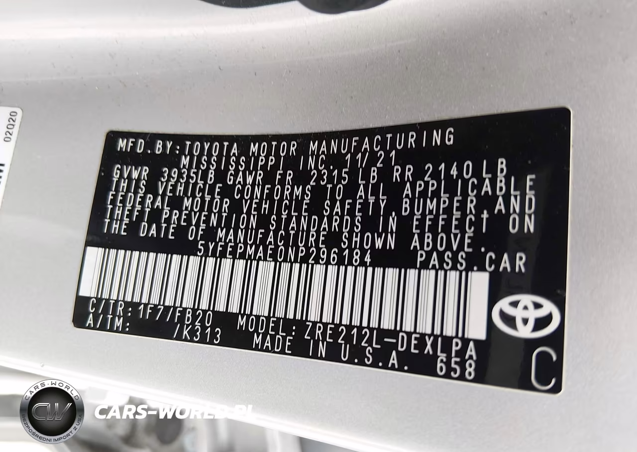 2022 Toyota Corolla Le VIN:5YFEPMAE0NP296184 - 9