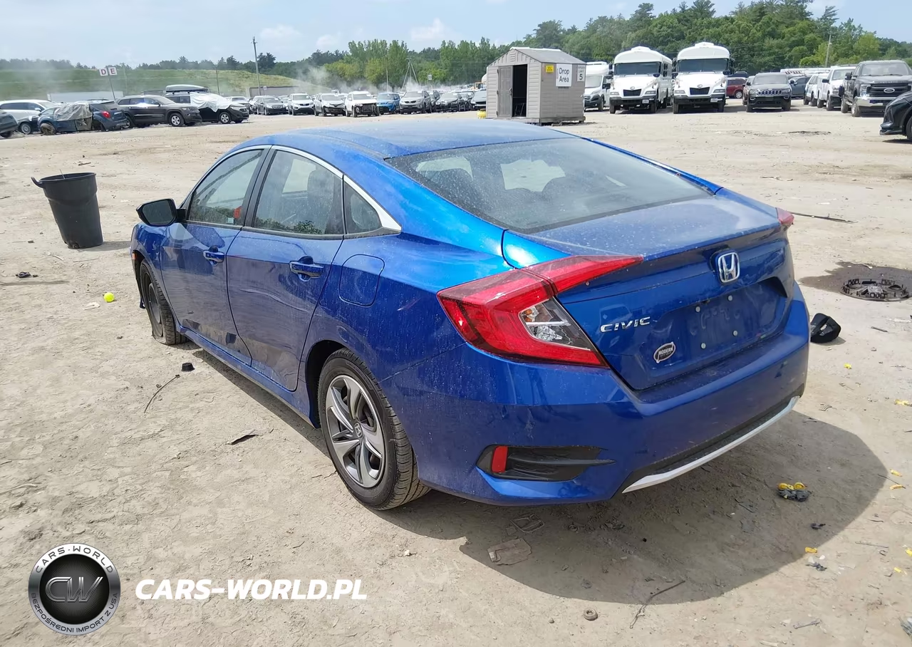 2020 Honda Civic Lx VIN:2HGFC2F65LH588407 - 3