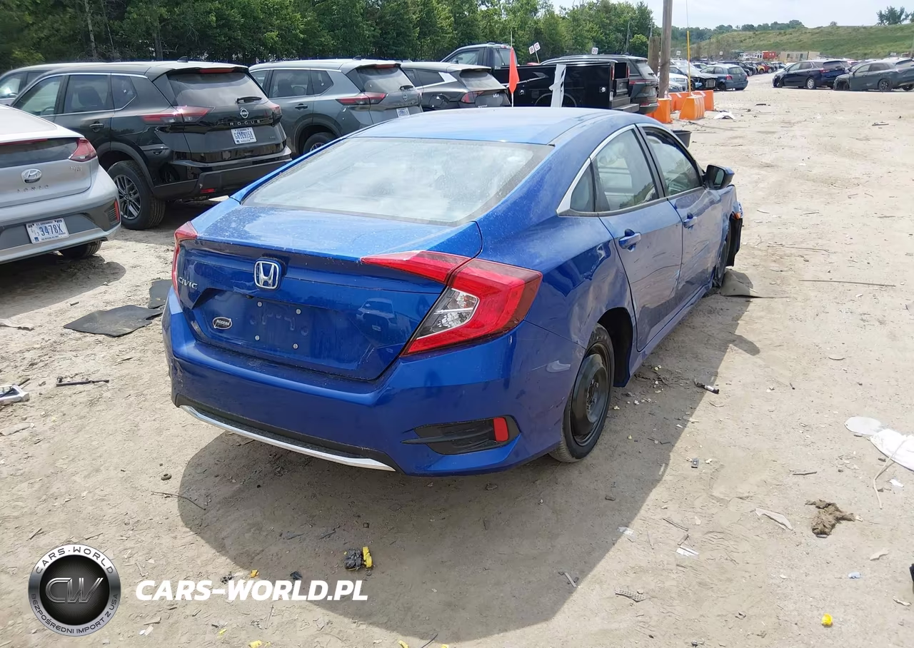 2020 Honda Civic Lx VIN:2HGFC2F65LH588407 - 4