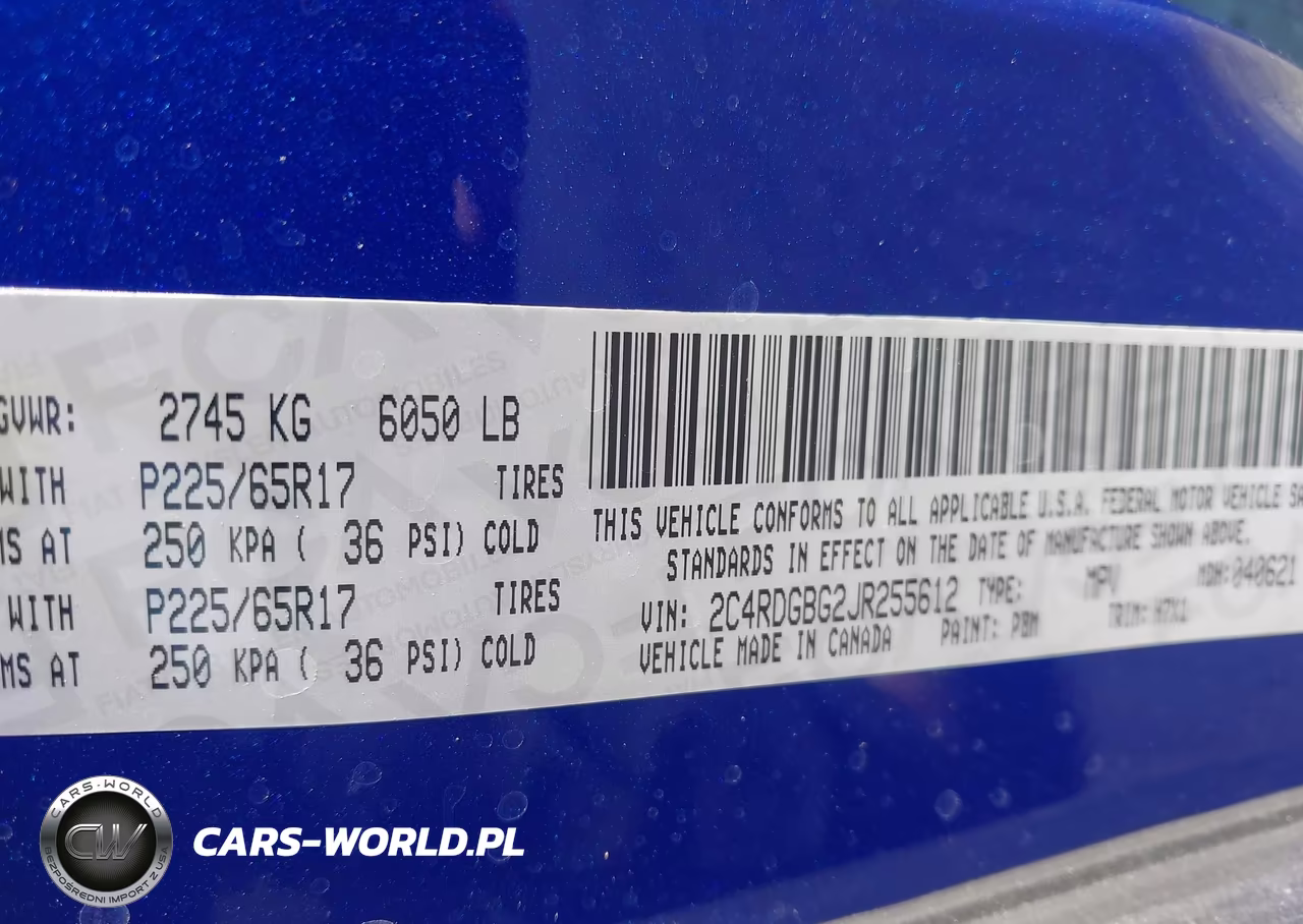 2018 Dodge Grand Caravan Se VIN:2C4RDGBG2JR255612 - 9