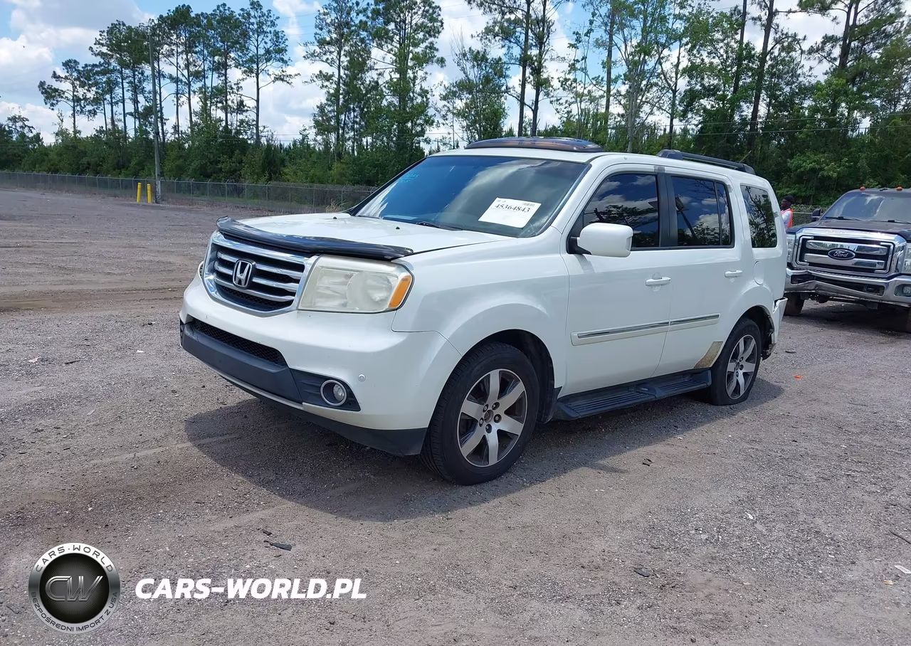 2013 Honda Pilot Touring VIN:5FNYF3H96DB004129 - 2