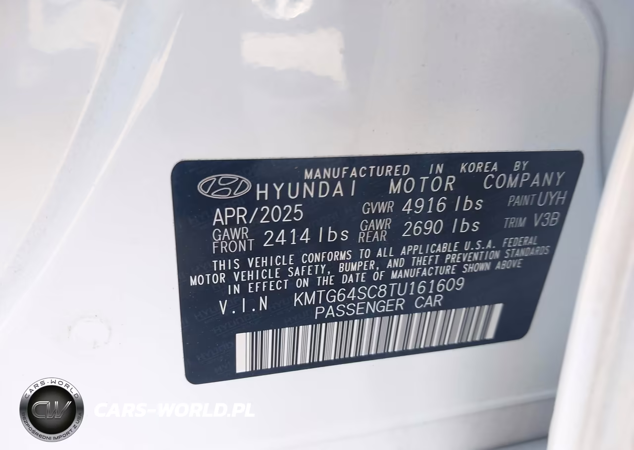 2026 Genesis G70 2.5T Awd VIN:KMTG64SC8TU161609 - 9
