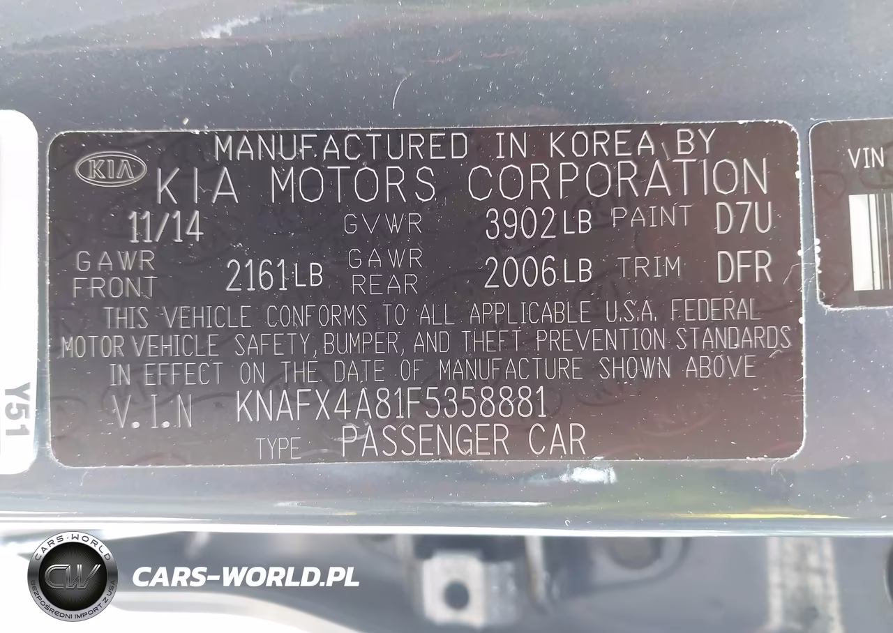 2015 Kia Forte Ex VIN:KNAFX4A81F5358881 - 9
