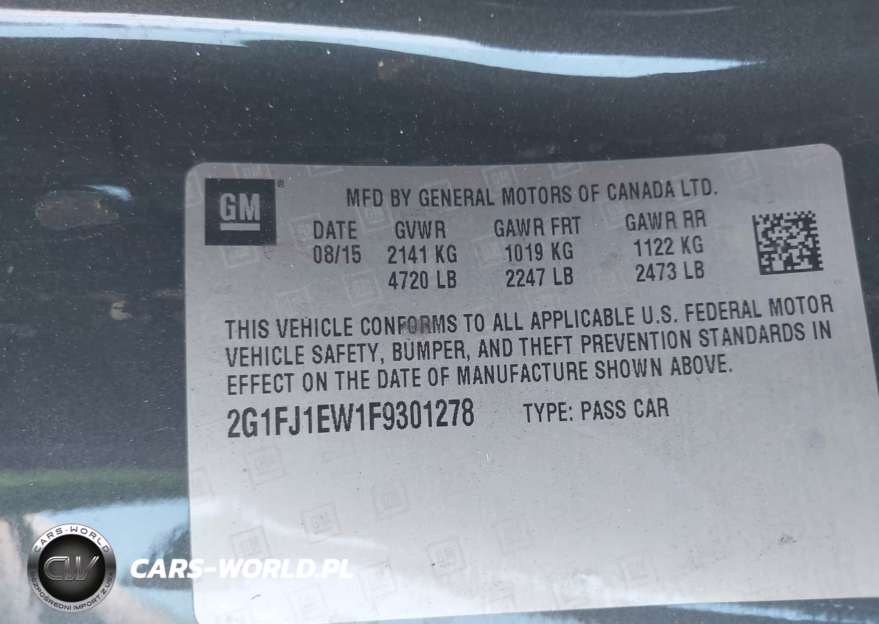 2015 Chevrolet Camaro 2Ss VIN:2G1FJ1EW1F9301278 - 9