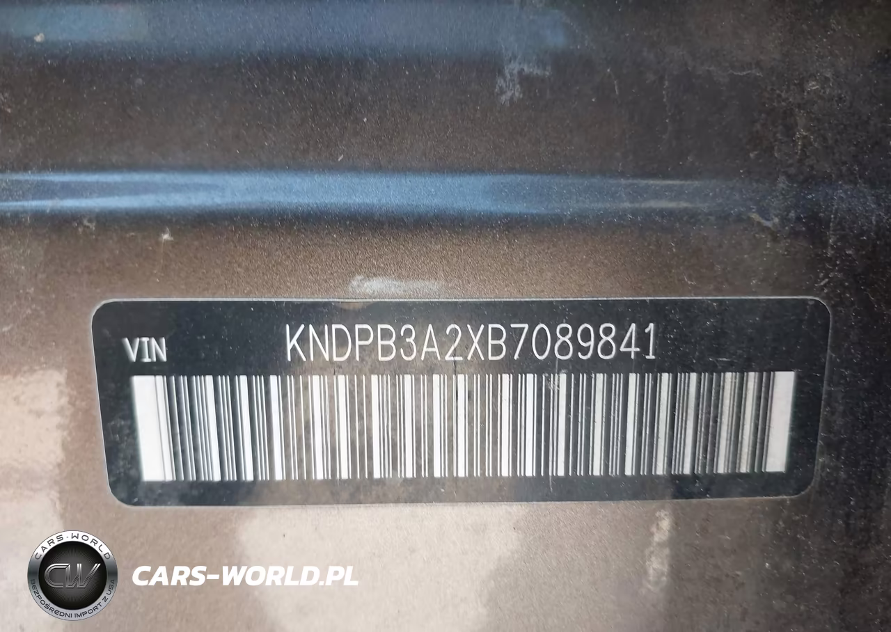 2011 Kia Sportage Lx VIN:KNDPB3A2XB7089841 - 9