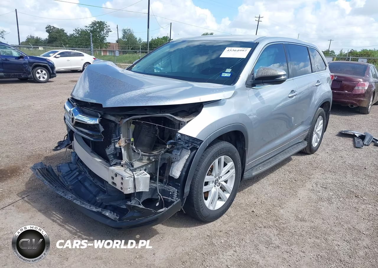 2016 Toyota Highlander Le V6 VIN:5TDZKRFHXGS153155 - 2