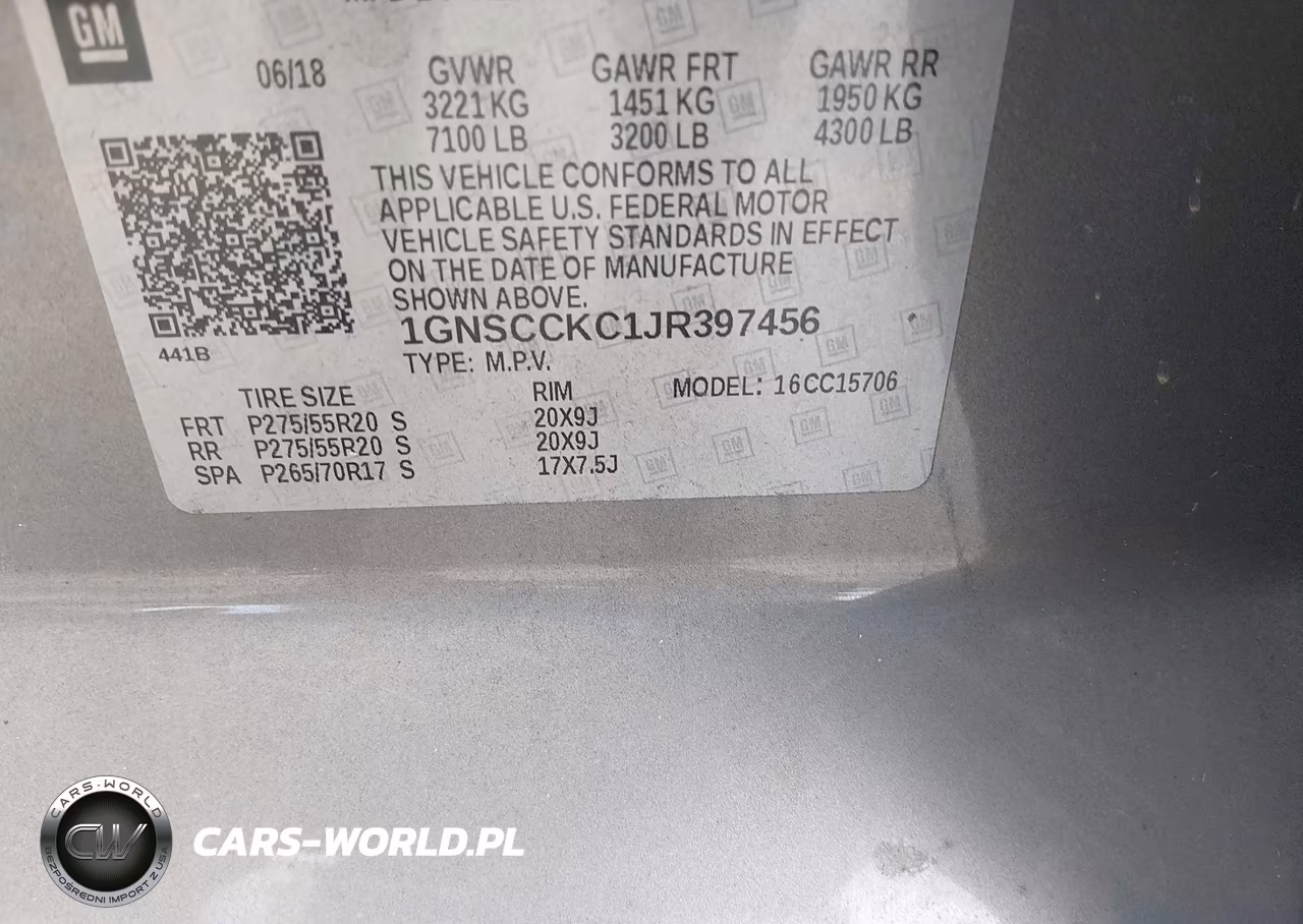 2018 Chevrolet Tahoe Premier VIN:1GNSCCKC1JR397456 - 9